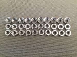 Front Grill Molding Attaching 'TENS' nuts 1961-62 Corvette