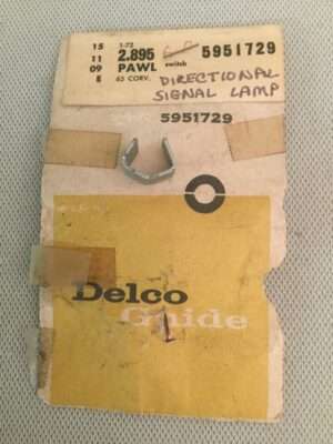 Vintage Delco directional signal lamp box.