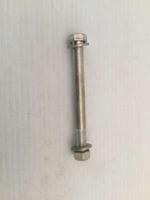 1965-74 Corvette B.BAlternator Pivot BOLT 3/8-16 x 4"  w/ SAE Flat Washer & Nut .1965-