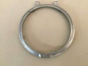 1963 Corvette Gas Door Emblem Bezel, New, Un-Plated SKU# 770