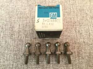 Accelerator Pedal Studs NOS 1958-62 Corvette