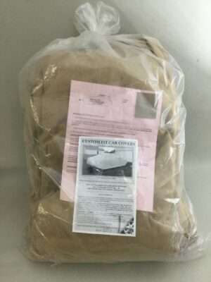 1958-67 Corvette Custom Car Cover Thick 100 Cotton Material, Flannel Tan SKU# 752