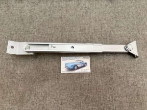 1963 67 corvette hood support restored original, cad plated, not zinc gm#3797079