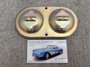 1968-74L Original Re-Plated Corvette Brake Master Cylinder Cover SKU# 1262