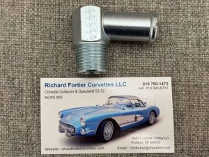 1963 67 corvette water pump bypass elbow all with 327 and sp hi perf sku 862