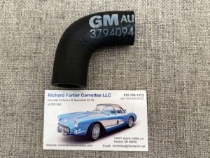 1963 67 corvette water pump by pass hose gm# 3794094