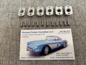 1963-67 Corvette Battery Access Cover "T" Nuts and Rivets SKU# 107