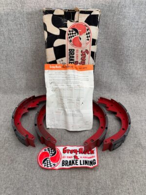 1963-64 Corvette Rear Brake Shoes with Metallic Linings SKU# 134