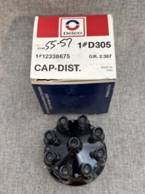 Share 1955-61 Corvette Dist. Cap, NOS in Box Delco Cap SKU# 144