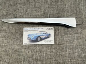 1958-61 Corvette Side Fender Spear, RH Center SKU# 133