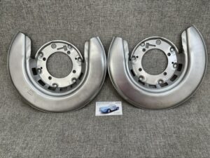 1965-72 Corvette Rear Brake Rotor Shields Pair SKU# 167