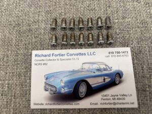 1964-67 Rear Interior Coupe Molding Attaching Screws, 14 Pcs SKU# 454