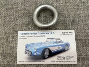 1963 Only Corvette Jack Stowage Cover Bezel, Cad Plated SKU# 171