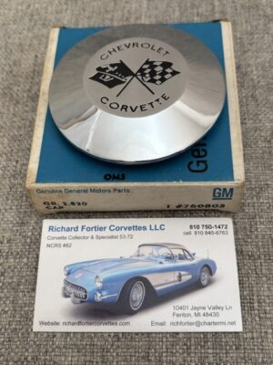 1959-62 Corvette Horn Button Cap, NOS In Box SKU# 174